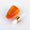 Buy cheap Orange Essential Oil Plastic Serum Dropper Bottle 10ml Screen Printing from wholesalers