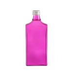 Super Flint Glass Whisky Rum Spirits Bottle Hot Stamping Spray Color Custom