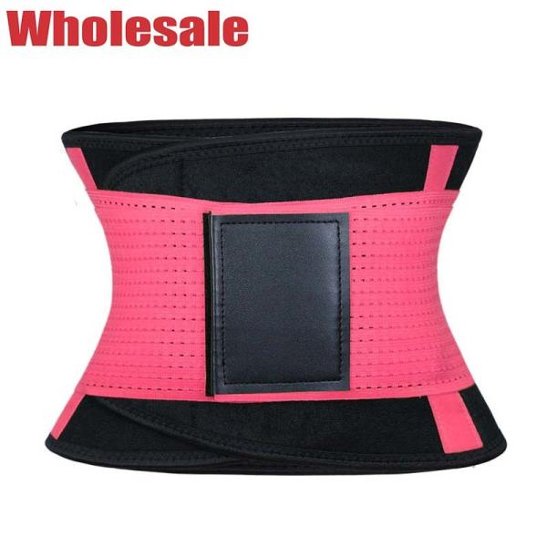 Buy cheap Fluorescent Pink And Black Waist Trainer 2XL 80% Neoprene 20% Nylon from wholesalers