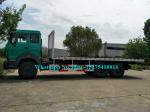 Rough Terrain Flatbed Heavy Cargo Truck 10 Wheeler For DR CONGO High Performance