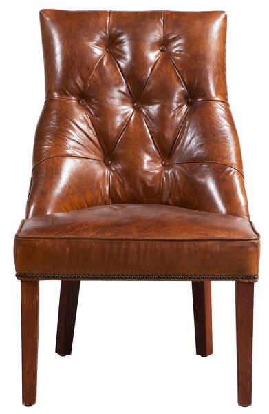Buy cheap CE Retro leather armchair wooden frame from wholesalers