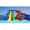 Buy cheap OEM Outdoor Fiberglass Big Splash Water Slide 14M For Teenager from wholesalers
