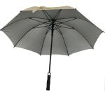 130CM Diameter Pongee Golf Umbrella With UV Coating