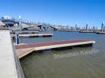 WPC Decking Aluminum Marine Gangway UV Resistant Floating Dock Ramp