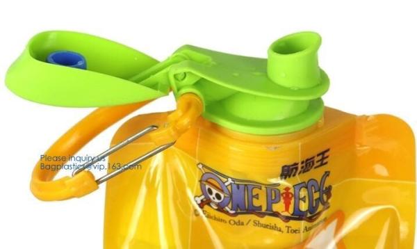 Buy cheap Portable Traveling Outdoor Sports Foldable Drink Bottles Collapsible Water Bottle Bag,Promotion BPA Free Foldable Water from wholesalers