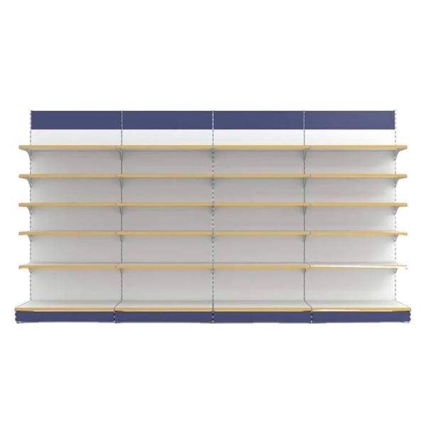 Single Double Display shelves Grocery Price Cheap Supermarket Display Racks
