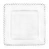 Buy cheap Wedding Table Decoration Gold Square Glass Plate 12 Inch from wholesalers