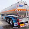 Buy cheap 40000 Liters 45CBM Aluminium Fuel Tanker Trailer from wholesalers