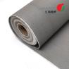 Buy cheap 0.65mm 700℃ Satinless Steel Wire Reinforced Polyurethane Coated Fiberglass Cloth from wholesalers