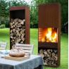 Buy cheap Rectangular Column Corten Steel BBQ Grill Fire Pit Rustproof from wholesalers