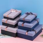 Rectangle Base And Lid Boxes Cardboard Paper Packaging Box Christmas Gift Carton