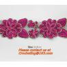 Buy cheap Lace Collar Applique Neckline Lace Crochet Flower Motif Patchwork Sewing Access from wholesalers
