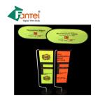 Buy cheap Dye Sublimation Pull Up Display Banners Fluorescent Yellow Signs from wholesalers