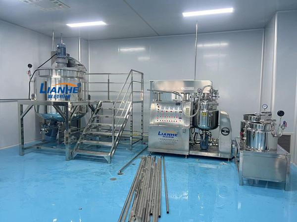 Buy cheap Cosmetics Production Line Shampoo Homogeneous Mixer Paste Cream Emulsifying Machine from wholesalers