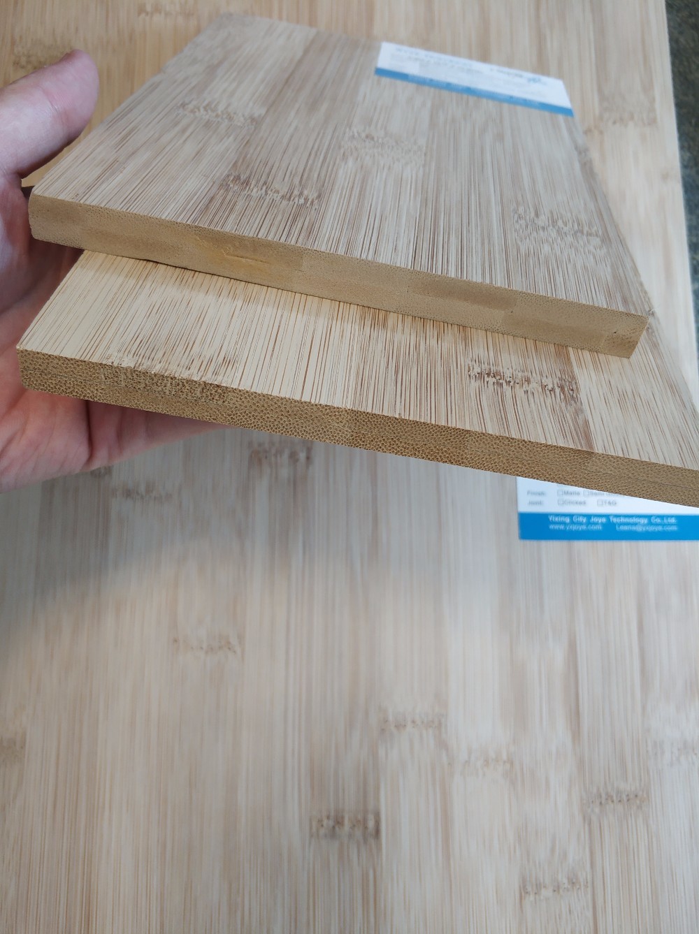 Three Layer Horizontal Solid Bamboo Wood Panels E0 Carbonised Bamboo Plywood