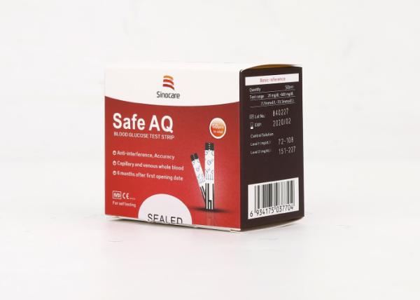 Individual Test Blood Glucose Strips 10 Test Results Blood Types Long Service