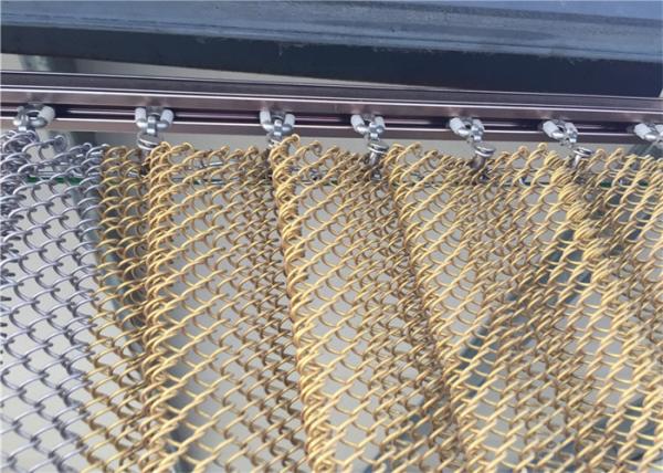 Buy cheap Fireplace 6*6mm Metal Coil Drapery Flexible Home Decor from wholesalers