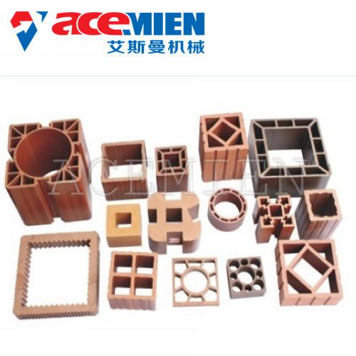 Quality 60~500kgs/H Profile WPC Production Line , WPC Extrusion Machine Custom Color for sale