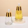 Buy cheap Industrial Cosmetic Elegant 30ml 50ml 1oz 2oz Green Empty Oil Serum Dropper Bottles with Box Customize Unique Cone Shape from wholesalers