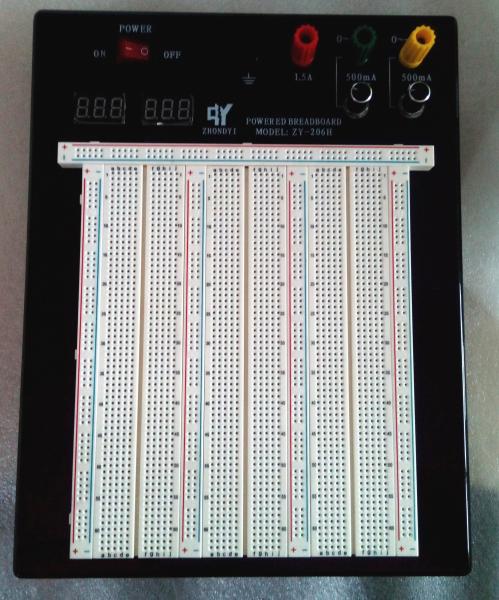 Round Solderless Powered Breadboard / Flame Resistant Breadboard Power 110V -