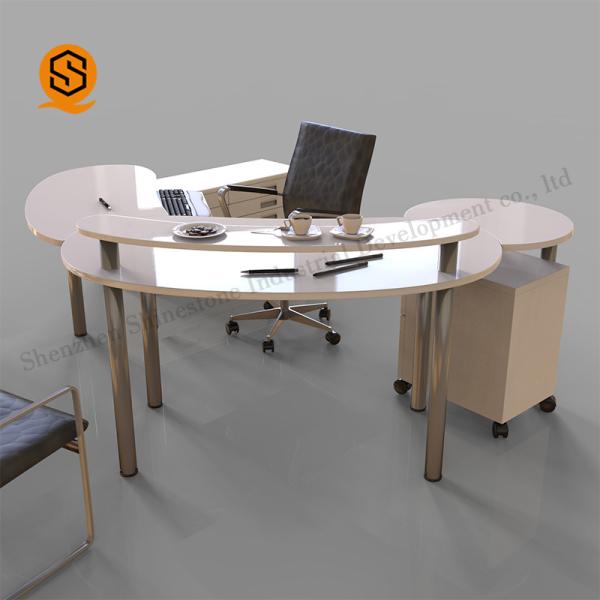 Buy cheap Contemporary Solid Surface Office Furniture , Boss Table For Office from wholesalers