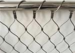 Rhombus 1 X 19 Stainless Steel Rope Mesh 1.6mm Green Wall For Outdoor