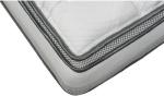 White Medium hardness luxury Euro top home/hotel bed independent pocket spring