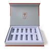 Buy cheap Orange Elegant Beauty Box Gift Set Custom Glass Bottle Holder Inserts from wholesalers