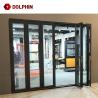Buy cheap Patio Exterior Accordion Bi Fold Aluminum Frame Door Soundproof Glass from wholesalers