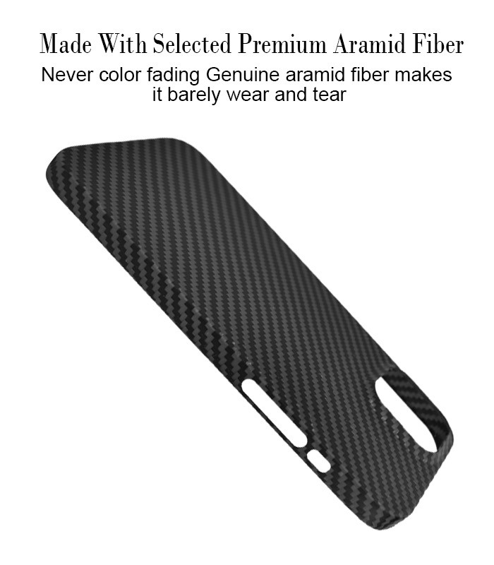 Ultra Thin Anti Fading 10g Aramid Fiber iPhone Case