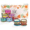 Buy cheap 8 Pack Yoga Aroma Candle Set Tin Scented Candle Spirit Healing from wholesalers