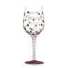 Buy cheap Custom Design High Quality Personalized Glitter 450ml Red Wine Glass Glass Gift from wholesalers