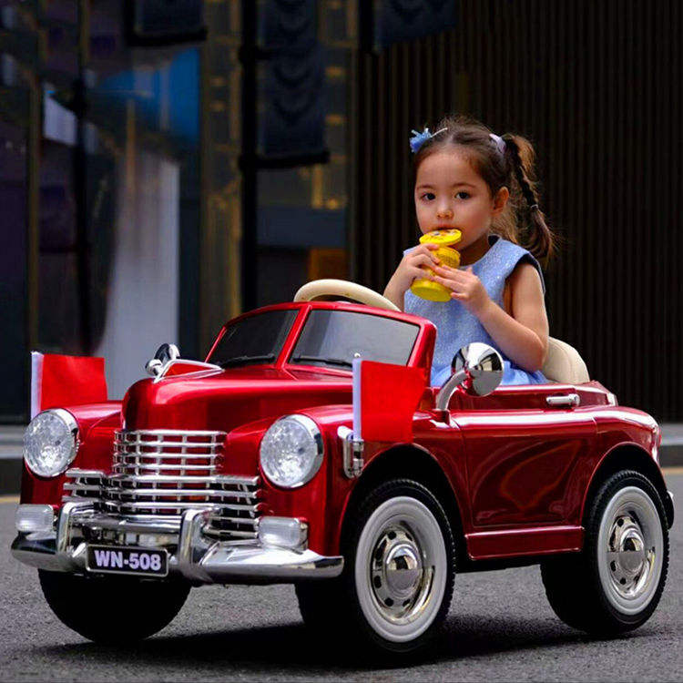 Red/Black Paint Electric Kids Ride On Cars 12V With USB/MP3 for Children Baby Toy Car