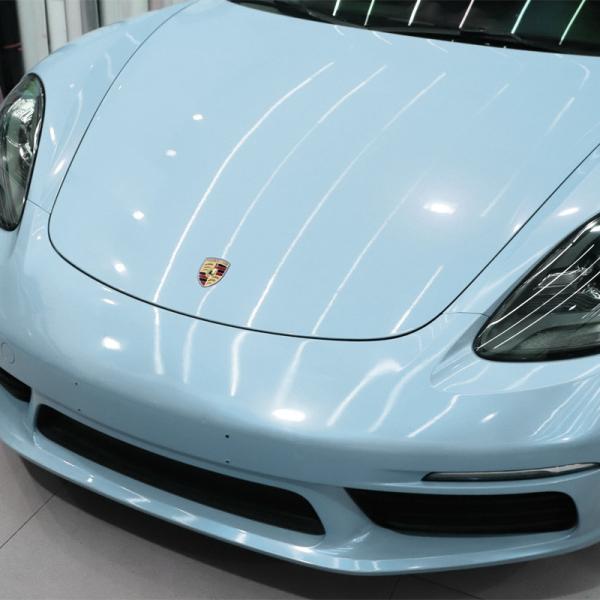 Buy cheap 1.52m X 15m TPU Glacier Blue 6.5mil Car Color PPF Film from wholesalers