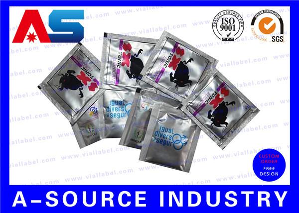 Buy cheap Oral Jelly Pharmaceutical Aluminum Foil Bags Custom Logo Printing / 4 Sides Sealing from wholesalers