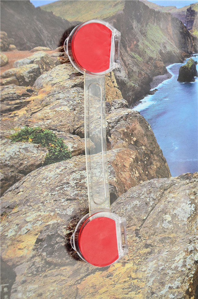 Transparent Strap Child Safety Cabinet Locks ABS PVC Material SGS Certificated