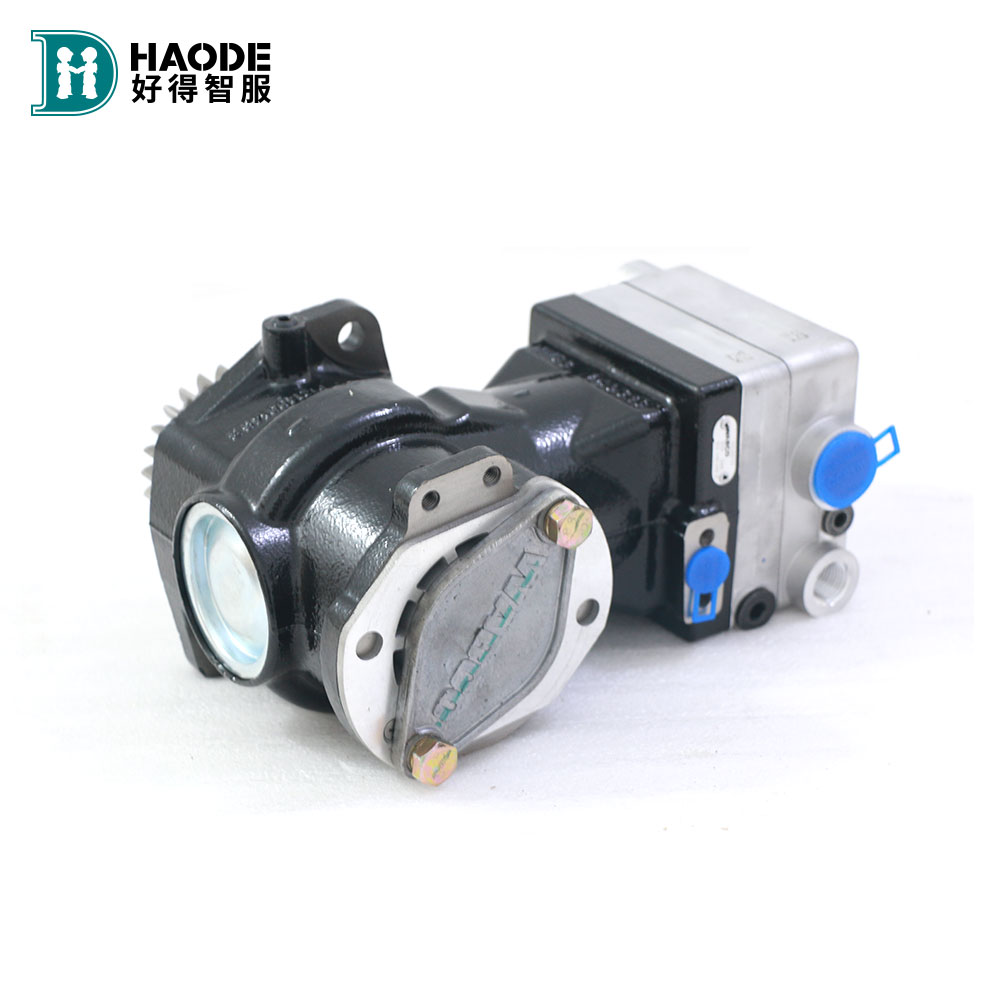 HAODE Genuine Engine Parts 16.85KG Wabco 12v Air Compressor Auman GTL Cummins 5558670