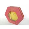 Buy cheap Custom Luxury Gift Boxes For Food Packaging, Spot UV Hexagon Shape Unique Rigid Gift Boxes from wholesalers