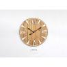 Buy cheap Round Numerals Irregular Knot Metal Frame Wall Clock from wholesalers