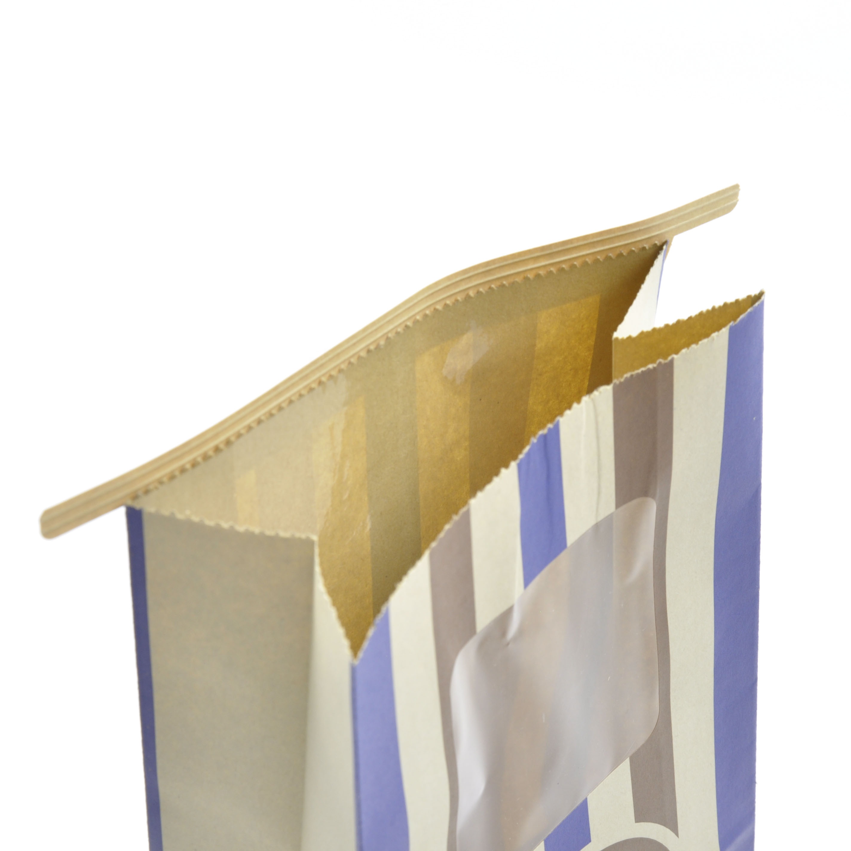 Kraft Stand Up Pouch Brown Kraft Dried Food Packaging