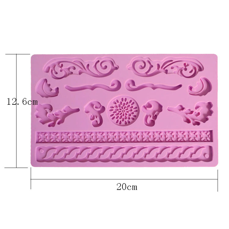 Furniture Pastry Silicone Baking Utensils Craft Decorating Fondant Lace Mat