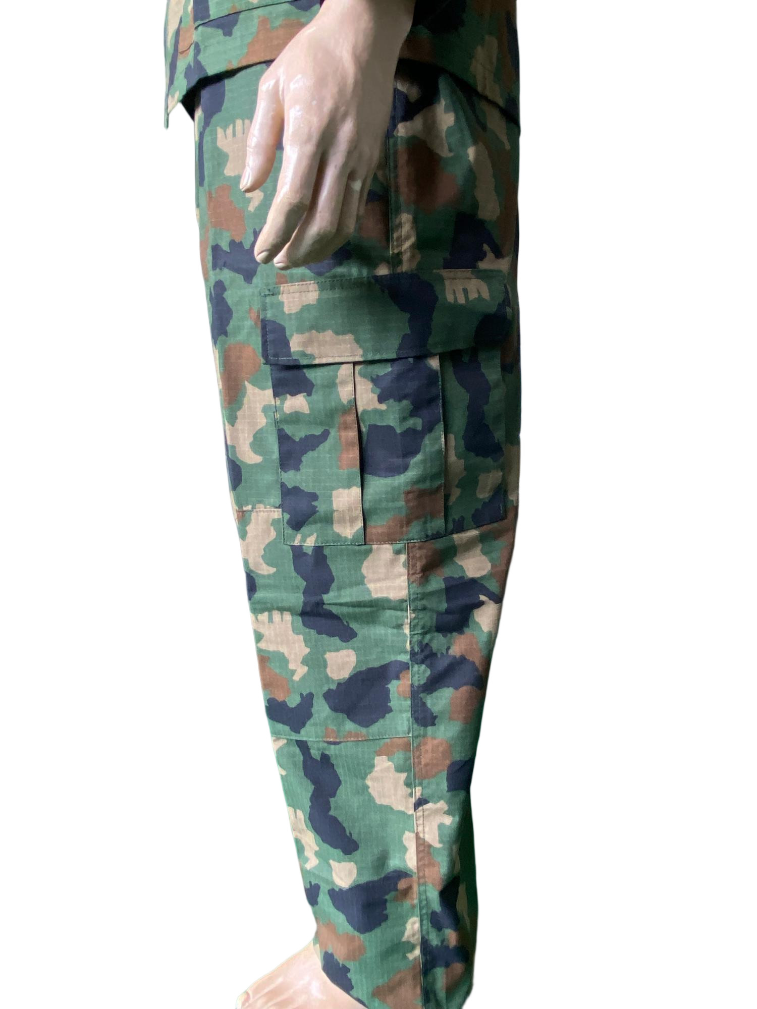 BDU Military Uniform Work Suit For Outdoor Operations Special And Breathable Polyester Cotton Fabric