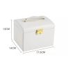 Buy cheap Flannelette Leather Jewelry Storage Box Greaseproof Earring Jewelry Box from wholesalers