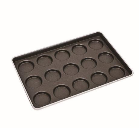 Buy cheap Aluminum Steel 3.5 Inch 15 Convex Hamburger Bun Baking Pan from wholesalers