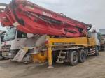 2014 Sy 25m Concrete Boom Pump Machine Equipment Used Concrete Pump Truck in Red