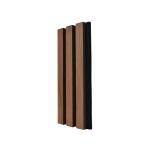 Melamine Cover Acoustic Wood Slat Panels 2400mm , Slatted Acoustic Wall Panels