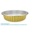 Buy cheap 270mm Diameter 3500ml Golden Series Aluminum Foil Baking Round Shape Pan/Container With Lid For Fast Food Packing from wholesalers