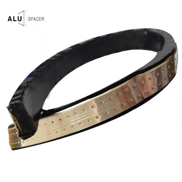 Buy cheap warm edge spacer for double glazing flexible aluminium butyl sealing spacer 17.5mm 0.2mm from wholesalers