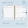 Buy cheap Custom 2023 8.75''x6.63'' Monthly Weekly Planner Medal O Binding from wholesalers