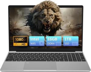 China Intel N95 15.6 Gaming Laptop Computer 3.4GHz Backlit Keyboard Fingerprint Reader on sale